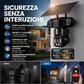 📢📢 50% OFF !!! ⏰ Telecamera di sicurezza Wi-Fi esterna 6K 9MP | Zoom 10x, 3 obiettivi, PTZ 360° | IP66 impermeabile, Visione notturna a colori, Audio bidirezionale, Motion Tracking