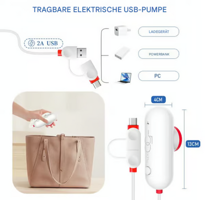 🎁 Hot Sale 50% DI SCONTO 🔥6 confezioni di sacchetti sottovuoto elettrici USB - Risparmia spazio, viaggia leggero!
