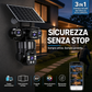 📢📢 50% OFF !!! ⏰ Telecamera di sicurezza Wi-Fi esterna 6K 9MP | Zoom 10x, 3 obiettivi, PTZ 360° | IP66 impermeabile, Visione notturna a colori, Audio bidirezionale, Motion Tracking