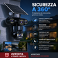 📢📢 50% OFF !!! ⏰ Telecamera di sicurezza Wi-Fi esterna 6K 9MP | Zoom 10x, 3 obiettivi, PTZ 360° | IP66 impermeabile, Visione notturna a colori, Audio bidirezionale, Motion Tracking