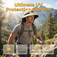 🧢☀️SCONTO DEL 50% PER UN PERIODO LIMITATO!🔥OLTRE 50K+ VENDUTE!🧢☀️ Cappello a tesa larga con protezione UPF 50+ e paracollo 🛡️🌿