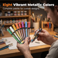 ⏰🎁8-Color Metallic Marker Pen Set