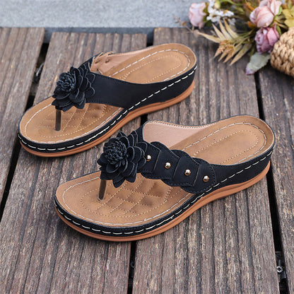 🌷Sandali infradito da donna con motivi floreali e supporto plantare 🌸 Leggeri, eleganti e incredibilmente comodi