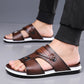 Pantofole Casual In Pelle Da Uomo