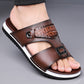 Pantofole Casual In Pelle Da Uomo