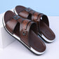 Pantofole Casual In Pelle Da Uomo
