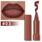 ✨ACQUISTA 1 E RICEVI 1 GRATIS✨ Rossetto opaco a doppia punta – Colore a lunga durata e a prova di sbavature