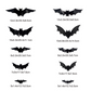 Pipistrelli Luminosi 3D per Halloween